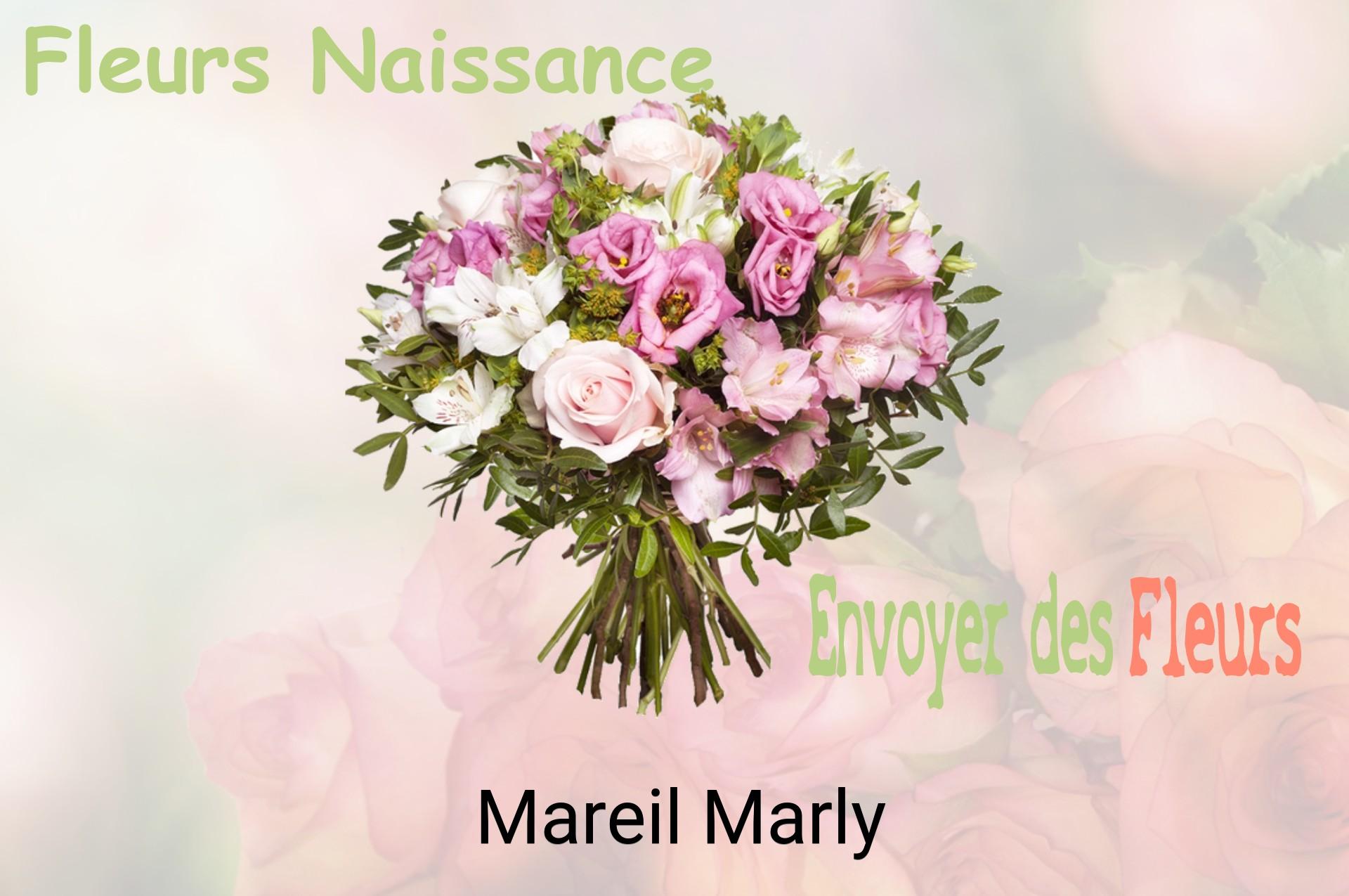 Bouquet de fleurs de naissance livré à Mareil-Marly